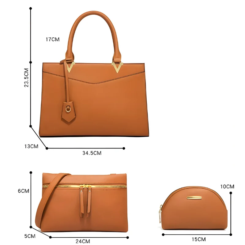 Sac à Main avec Pochette Ensemble – Image 4