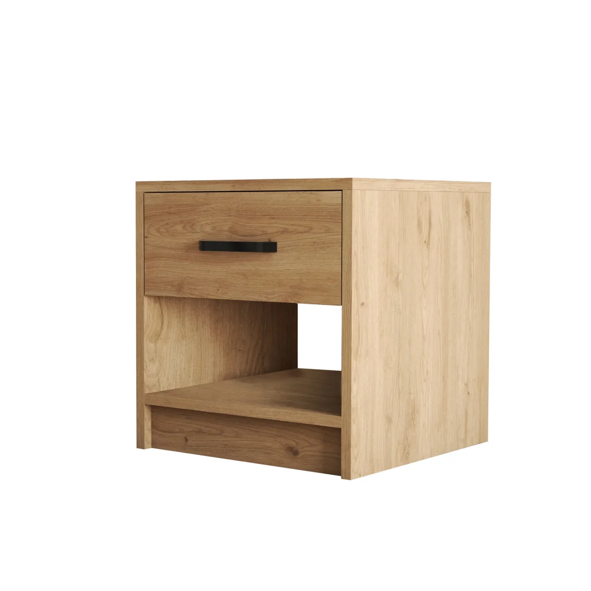 Table de chevet Grande chêne mélamine 52x46.8x45 cm – Image 5