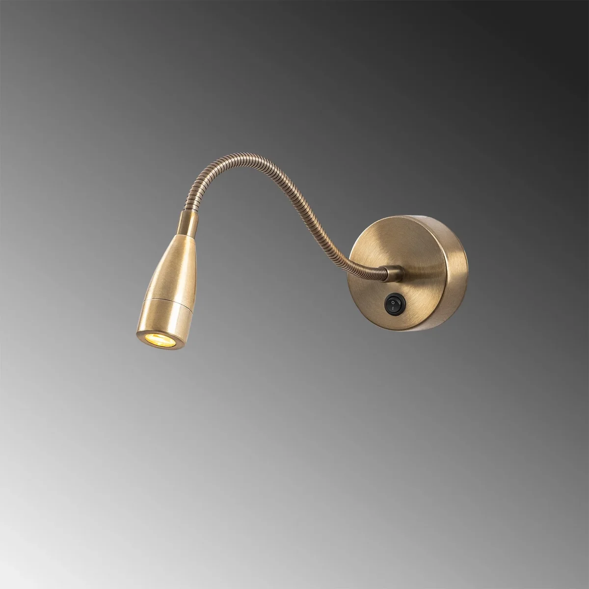 Applique murale 1 lumière en métal couleur bronze Veridia – Image 6