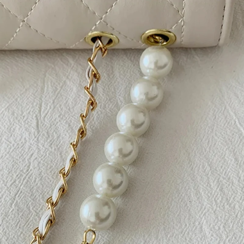 Sac à Main Matelassé avec Perles – Image 9