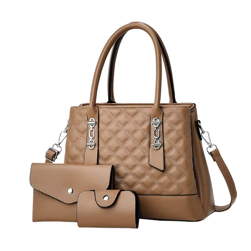 Ensemble Sac à Main Portefeuille Matelassé – Image 6