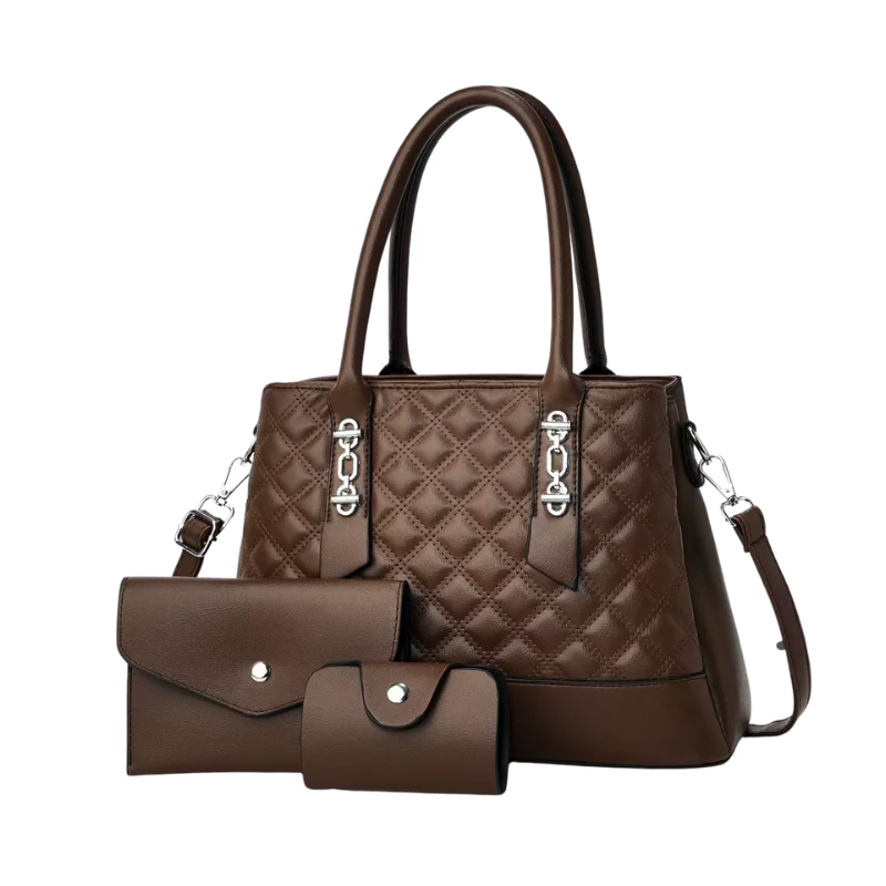Ensemble Sac à Main Portefeuille Matelassé – Image 5