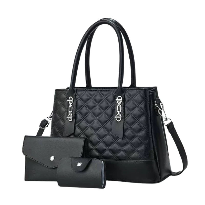 Ensemble Sac à Main Portefeuille Matelassé – Image 8