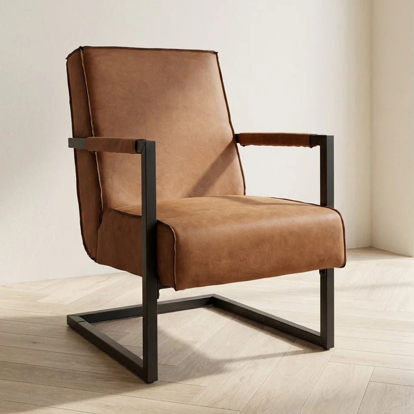 Tiger Fauteuil Industriel Marron