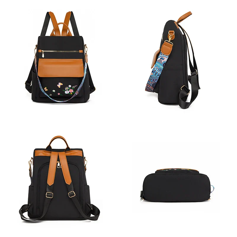 Sac à Main et à Dos Femme Chic en Tissu Oxford – Image 6
