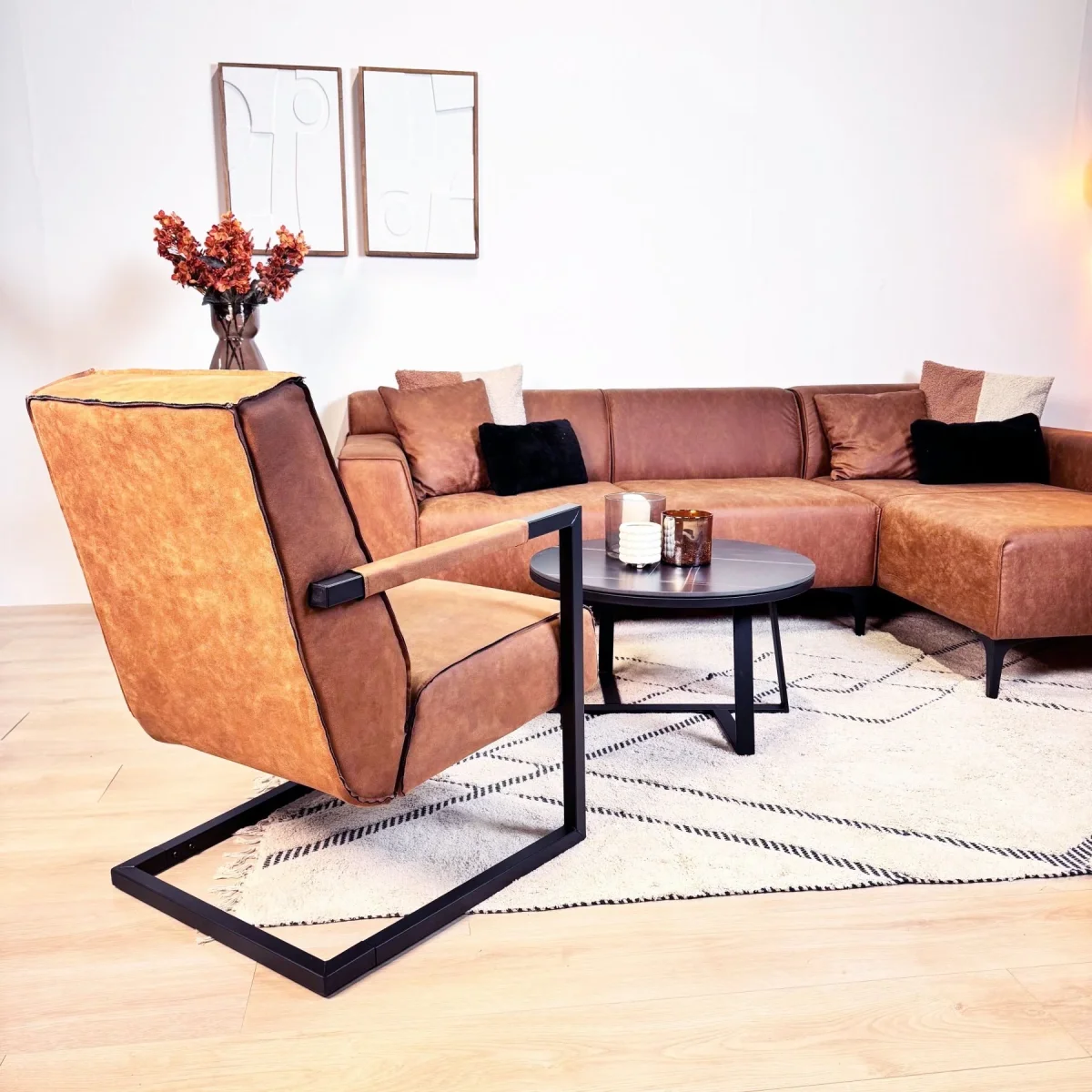 Tiger Fauteuil Industriel Marron – Image 8