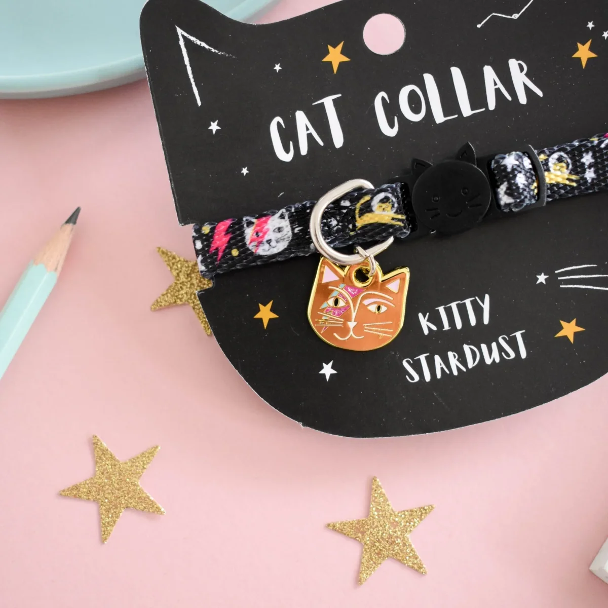 Collier chat anti-étranglement design Kitty Stardust – Image 2