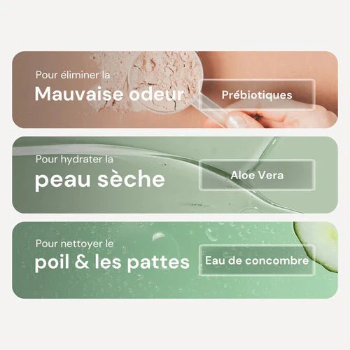 Eau Micellaire sans Rinçage pour Chien – Prébiotiques & Aloe Vera – Nettoyant Rafraîchissant & Hydratant – Image 5