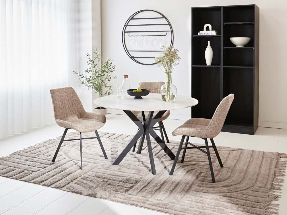 Chaise de salle à manger Vert Eco-cuir Jada - Sans accoudoirs – Image 8